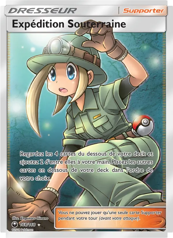 Scan HD carte Pokémon Expédition Souterraine 168/168 — Tempête Céleste