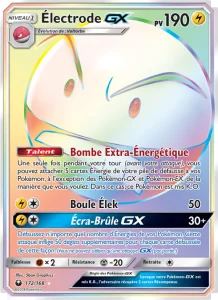 Carte Pokemon Électrode GX 172/168 Tempête Céleste