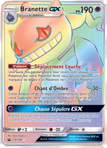 Carte Pokemon Branette GX 174/168 Tempête Céleste