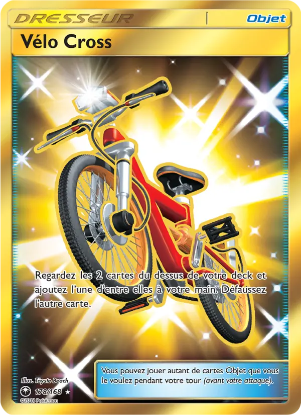 Scan HD carte Pokémon Vélo Cross 178/168 — Tempête Céleste