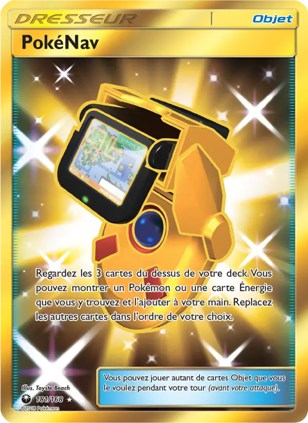 Scan HD carte Pokémon PokéNav 181/168 — Tempête Céleste