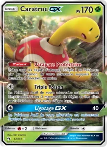 Carte Pokemon Caratroc GX 17/214 Tonnerre Perdu