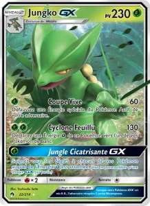 Carte Pokemon Jungko GX 22/214 Tonnerre Perdu