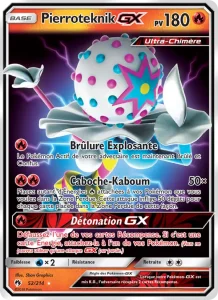 Carte Pokemon Pierroteknik GX 52/214 Tonnerre Perdu