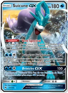 Carte Pokemon Suicune GX 60/214 Tonnerre Perdu