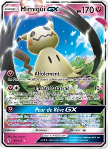 Carte Pokemon Mimiqui GX 149/214 Tonnerre Perdu