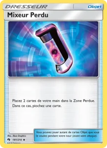 Carte Pokemon Mixeur Perdu 181/214 Tonnerre Perdu