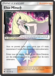Carte Pokemon Elsa-Mina ◇ 182/214 Tonnerre Perdu