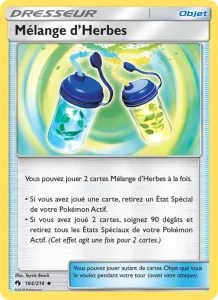 Carte Pokemon Mélange d’Herbes 184/214 Tonnerre Perdu