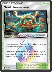 Carte Pokemon Mont Tonnerre ◇ 191/214 Tonnerre Perdu