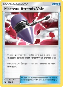 Carte Pokemon Marteau Attends Voir 192/214 Tonnerre Perdu