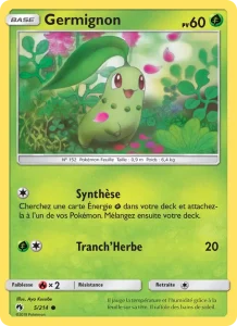 Carte Pokémon Germignon 5/214