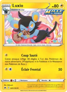 Carte Pokemon Luxio 041/159 Zénith Suprême