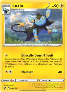 Carte Pokemon Luxio 042/159 Zénith Suprême