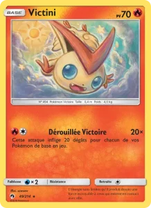 Carte Pokemon Victini 49/214 Tonnerre Perdu