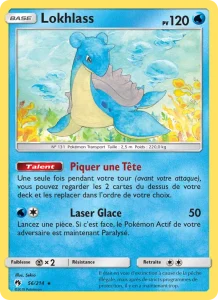 Carte Pokemon Lokhlass 56/214 Tonnerre Perdu