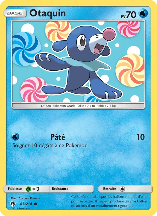 Scan HD carte Pokémon Otaquin 65/214 — Tonnerre Perdu
