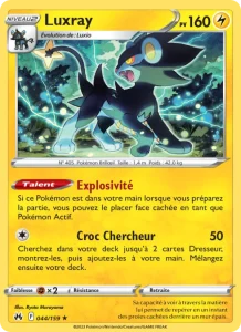 Carte Pokemon Luxray 044/159 Zénith Suprême