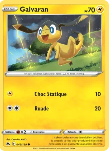 Carte Pokemon Galvaran 049/159 Zénith Suprême