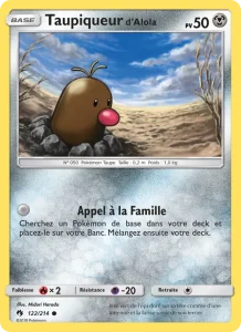 Taupiqueur d’Alola 122 — Tonnerre Perdu
