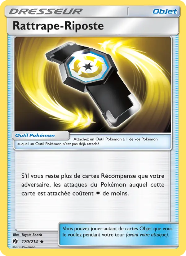 Scan HD carte Pokémon Rattrape-Riposte 170/214 — Tonnerre Perdu