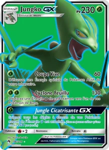 Carte Pokemon Jungko GX 196/214 Tonnerre Perdu