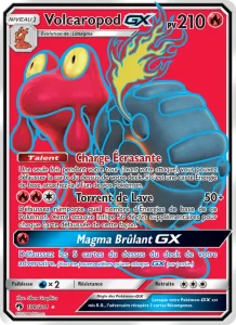 Carte Pokemon Volcaropod GX 198/214 Tonnerre Perdu