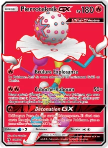 Carte Pokemon Pierroteknik GX 199/214 Tonnerre Perdu