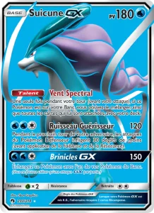 Carte Pokemon Suicune GX 200/214 Tonnerre Perdu