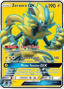 Carte Pokemon Zeraora GX 201/214 Tonnerre Perdu