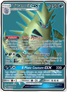 Carte Pokemon Tyranocif GX 203/214 Tonnerre Perdu