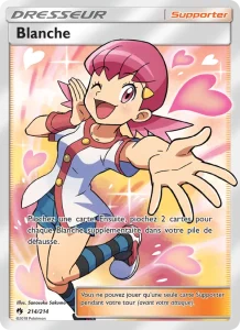 Carte Pokemon Blanche 214/214 Tonnerre Perdu