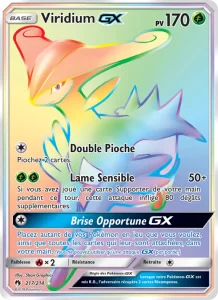 Carte Pokemon Viridium GX 217/214 Tonnerre Perdu