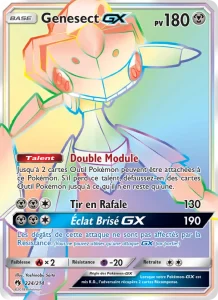 Carte Pokemon Genesect GX 224/214 Tonnerre Perdu