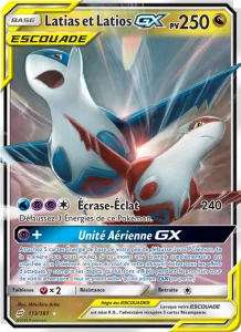 Carte Pokemon Latias et Latios GX 113/181 Duo de Choc