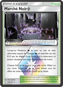 Carte Pokemon Marché Noir ◇ 134/181 Duo de Choc