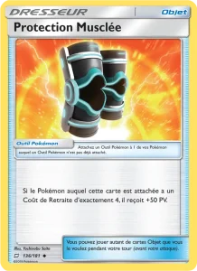 Carte Pokemon Protection Musclée 136/181 Duo de Choc