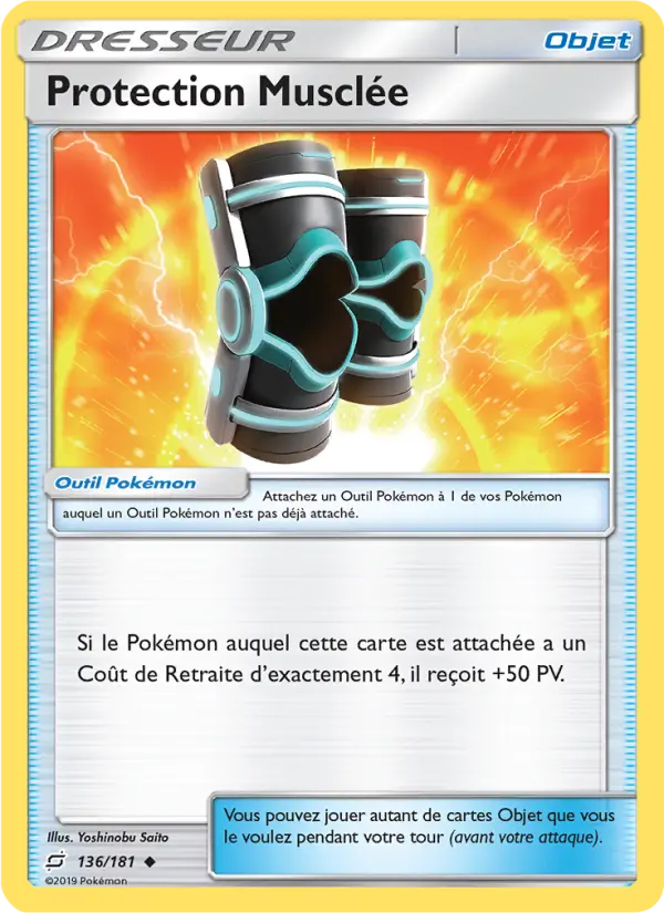 Scan HD carte Pokémon Protection Musclée 136/181 — Duo de Choc