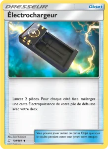 Carte Pokemon Électrochargeur 139/181 Duo de Choc