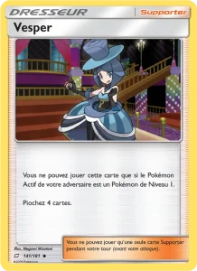 Carte Pokemon Vesper 141/181 Duo de Choc