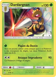 Carte Pokémon Dardargnan 5/181