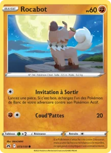 Carte Pokemon Rocabot 073/159 Zénith Suprême