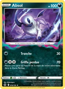 Carte Pokemon Absol 076/159 Zénith Suprême