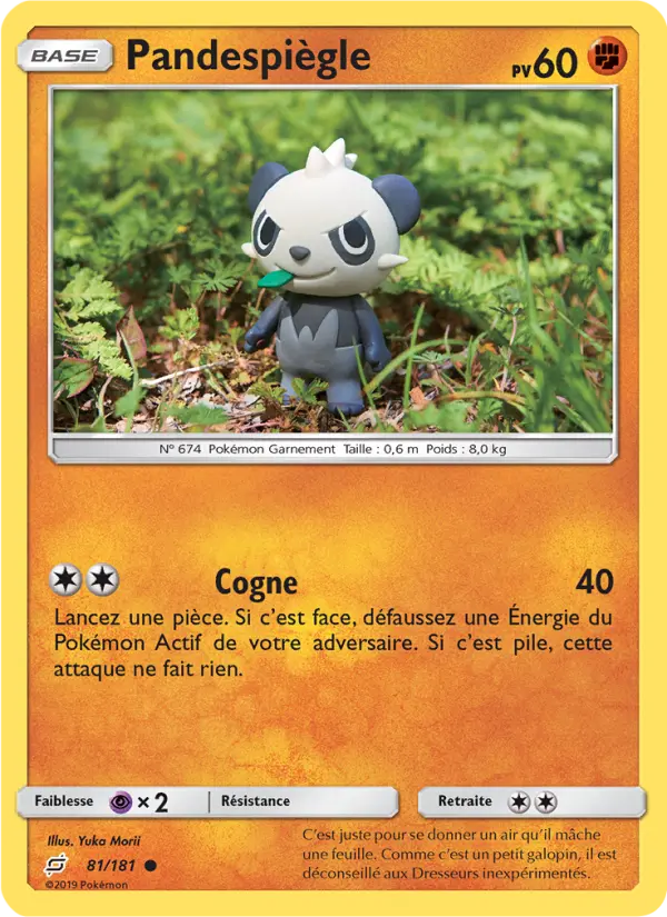Scan HD carte Pokémon Pandespiègle 81/181 — Duo de Choc