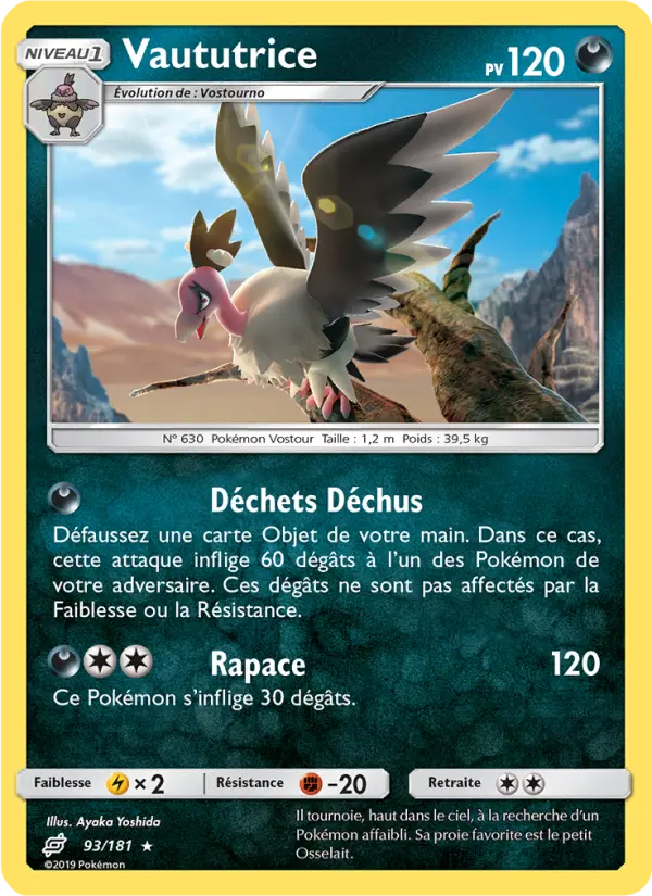 Scan HD carte Pokémon Vaututrice 93/181 — Duo de Choc