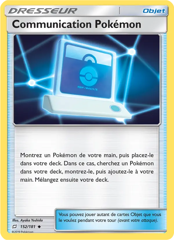 Scan HD carte Pokémon Communication Pokémon 152/181 — Duo de Choc