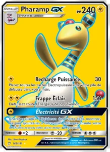 Carte Pokemon Pharamp GX 163/181 Duo de Choc