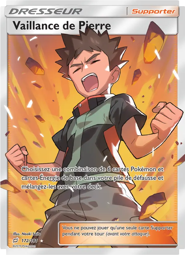Scan HD carte Pokémon Vaillance de Pierre 172/181 — Duo de Choc