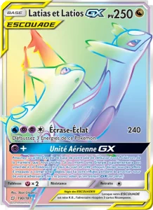 Carte Pokémon Latias et Latios GX 190 Duo de Choc
