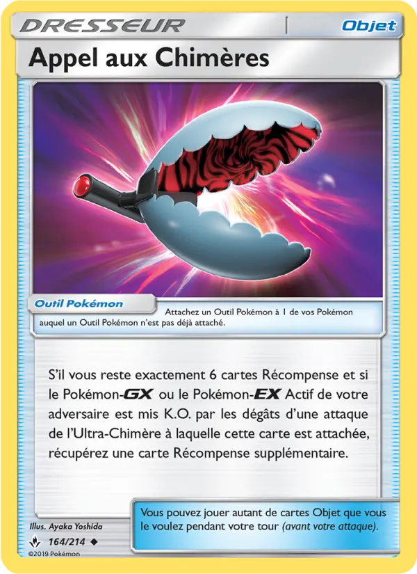 Scan HD carte Pokémon Appel aux Chimères 164/214 — Alliance Infaillible